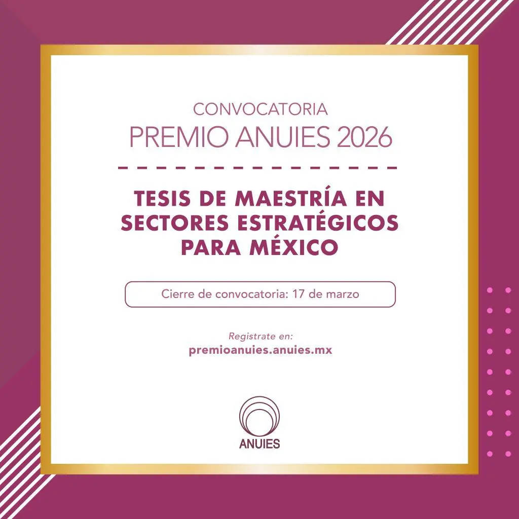 Abierta convocatoria para el Premio ANUIES 2026; UMSNH invita a egresados de posgrado a participar