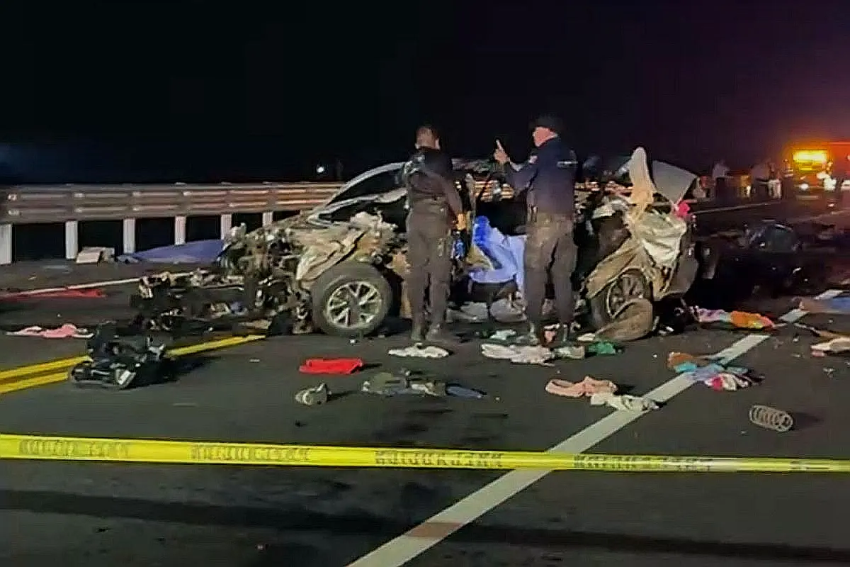 Accidente automovilístico en la carretera Tepic-Compostela, deja saldo de 7 personas muertas