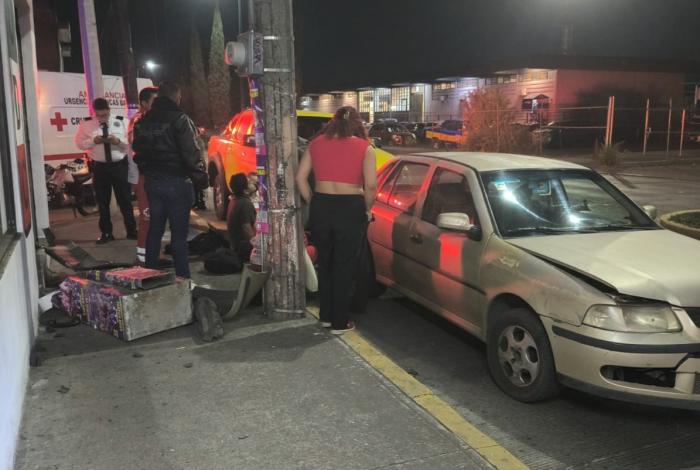 Accidente de tránsito deja un motociclista herido sobre avenida Periodismo, en Morelia