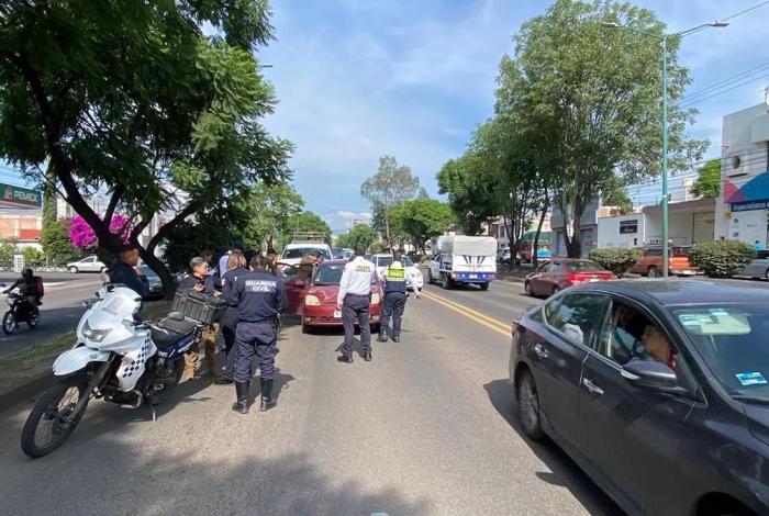 Accidente en Morelia deja a una mujer lesionada