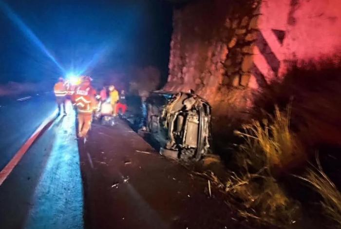 Accidente vehicular deja tres lesionados en la Morelia – Pátzcuaro