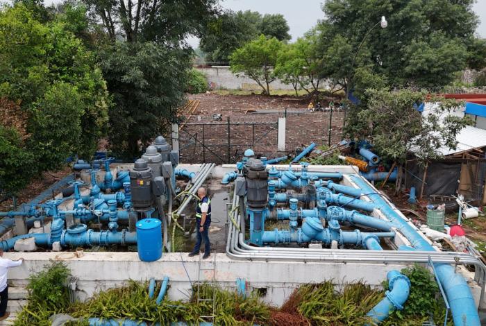  Adolfo Torres supervisa operación de cárcamos del Ooapas ante temporada de lluvias