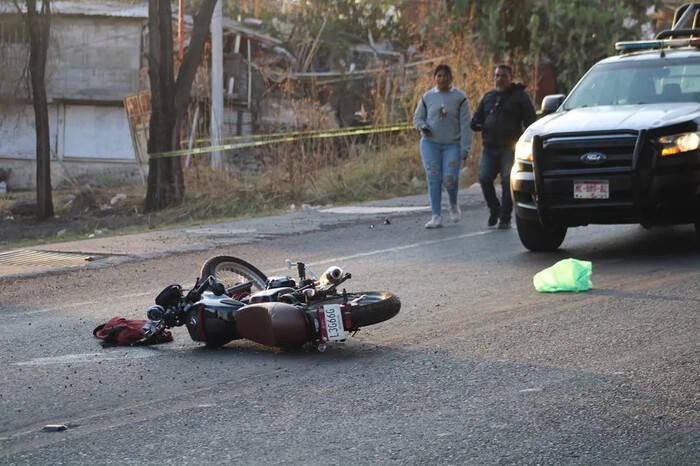 Adulto mayor muere al ser atropellado por motociclista en el Libramiento Sur de Jacona