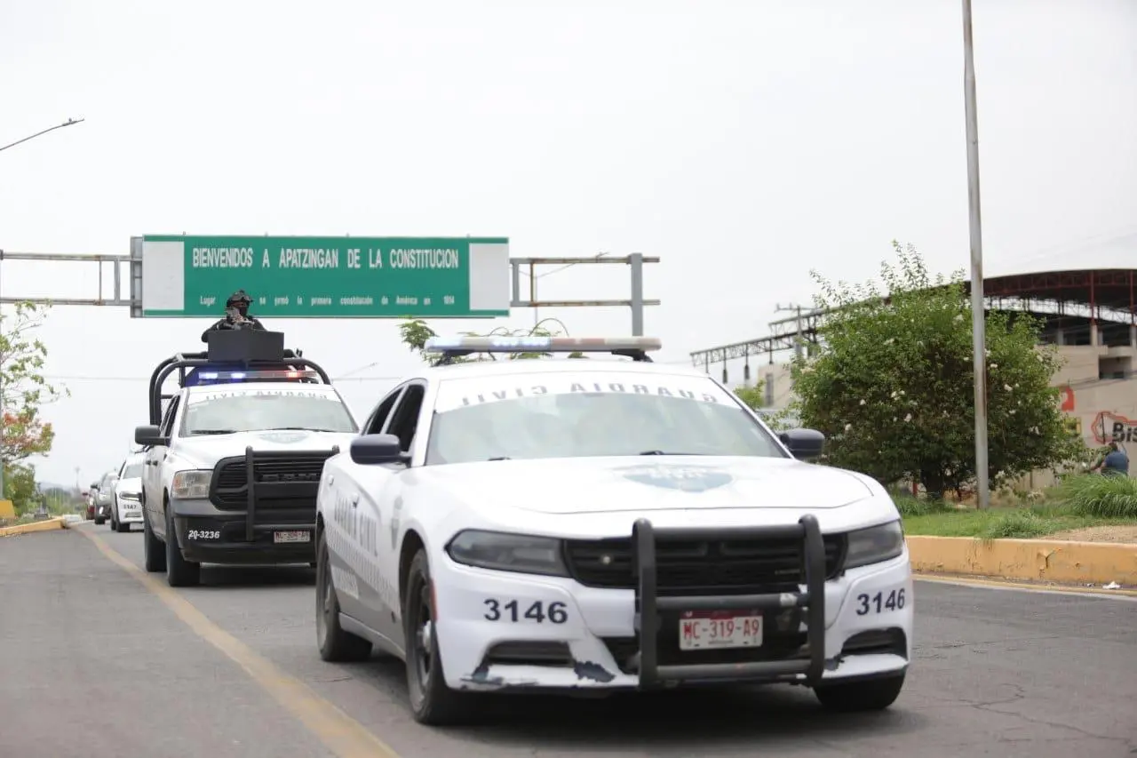 Agentes federales y estatales mantienen acciones operativas en regiones de Jiquilpan y Apatzingán