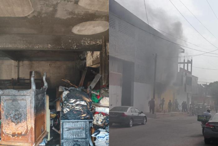 Al jugar con cebollitas, jóvenes provocan incendio en una bodega, en Apatzingán