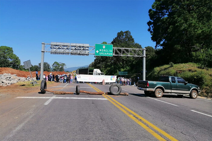 Al momento, estos son los tramos carreteros bloqueados por el Consejo Supremo Indígena; incluye Morelia