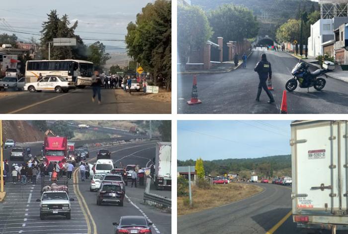 Al momento, estos son los bloqueos carreteros por el Consejo Supremo Indígena de Michoacán