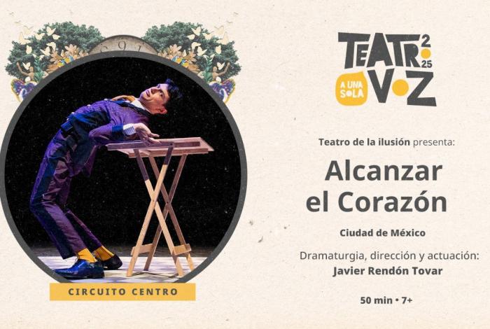 ‘Alcanzar el corazón’, una obra llena de ternura, risa e ilusión será vista en el Ocampo