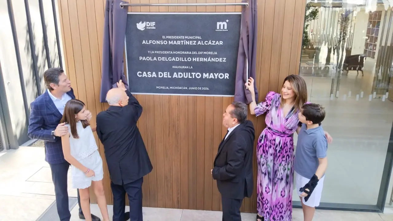Alfonso Martínez inaugura la Casa del Adulto Mayor en Morelia