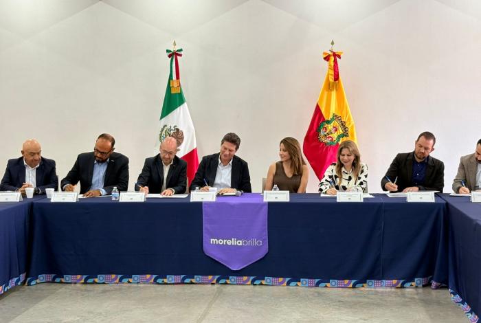 Alfonso Martínez refrenda su compromiso con el desarrollo económico de Morelia