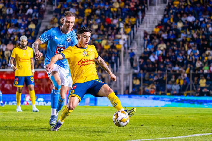 América y Cruz Azul con pocas emociones y sin goles, no se hacen daño