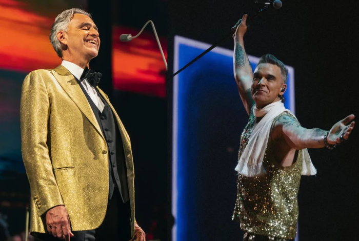 Andrea Bocelli y Robbie Williams encabezan gala del sorteo del Mundial 2026