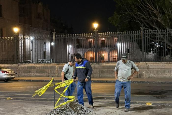 Anuncia Adolfo Torres dos nuevas tomas hídricas en el centro de Morelia