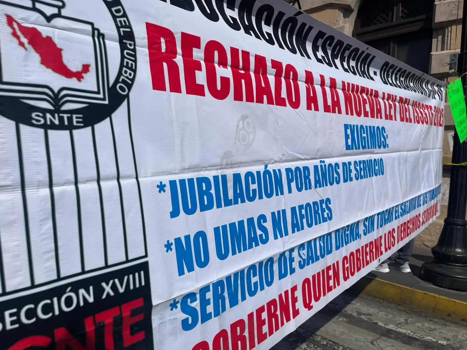 Anuncia CNTE paro de 48 horas este jueves y viernes en Morelia