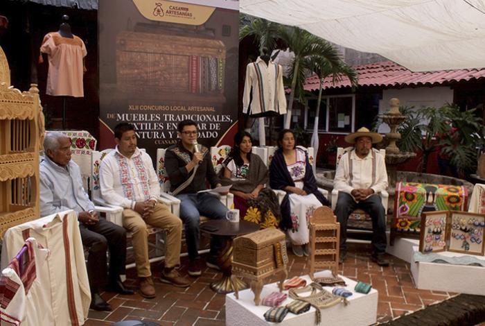 Anuncian bolsa de 120 mil pesos para concurso artesanal de Cuanajo