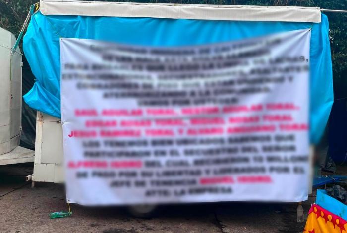 Aparece n4rcomanta en Uruapan