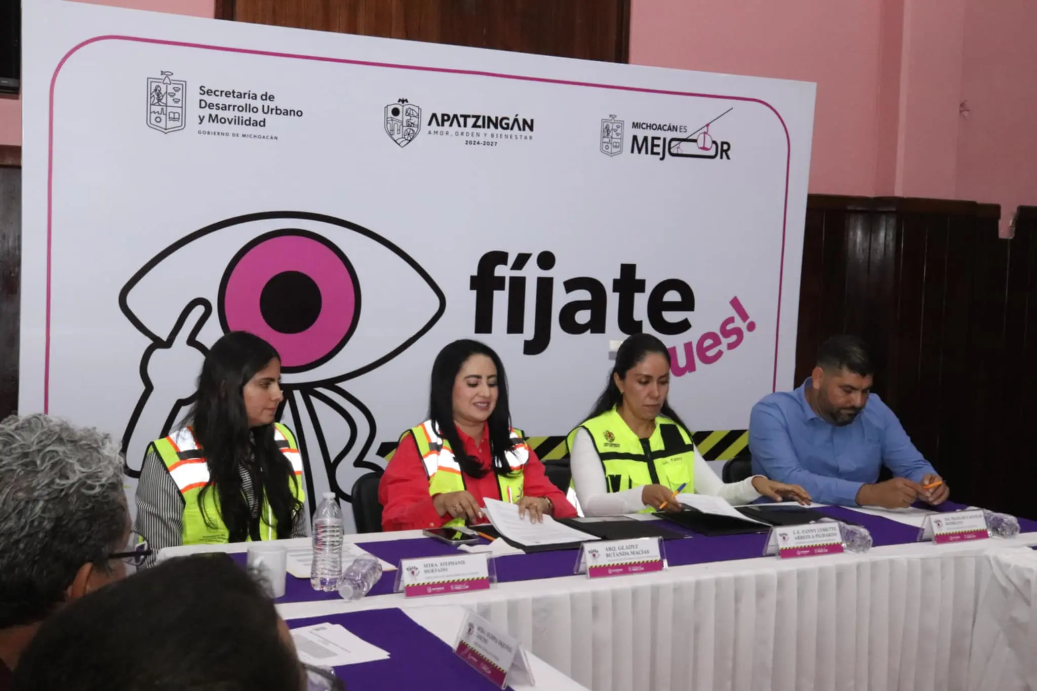 Apatzingán lanza ‘Fíjate pues’ para salvar vidas en la vía pública”