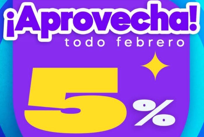 Aprovecha en febrero el descuento del 5% en pago de predial