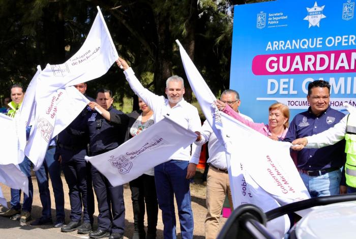 Arranca Bedolla operativo Guardianes del Camino para reforzar la seguridad en región Los Reyes-Jacona