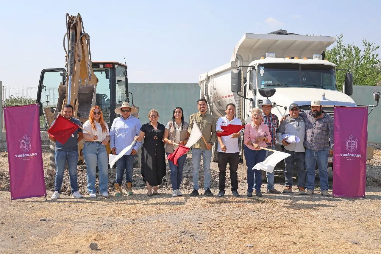 Arranca construcción de viviendas del bienestar en Yurécuaro para población vulnerable