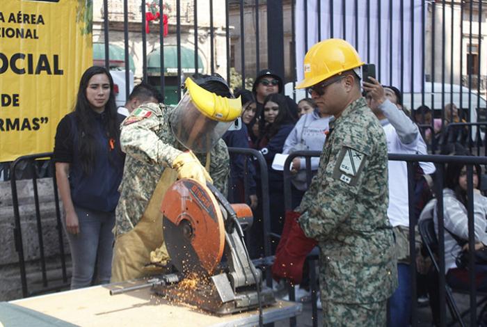 Arranca en Morelia primera Feria del Bienestar y Desarme del Plan Michoacán por la Paz y la Justicia