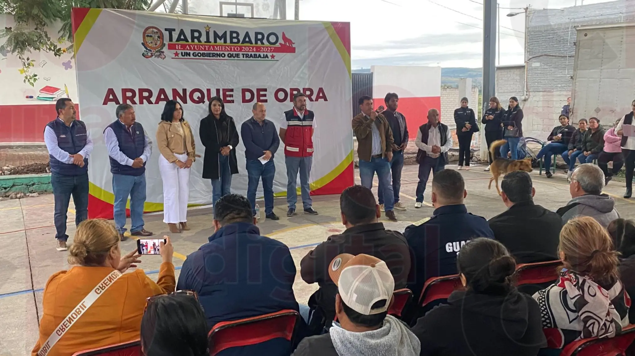 Arranca obra de red de agua potable en San José de la Trinidad, municipio de Tarímbaro