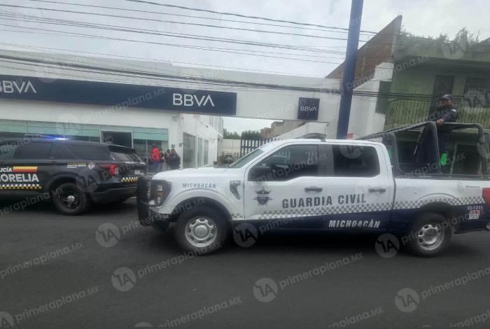 As4ltan a un hombre en cajeros de BBVA en Morelia