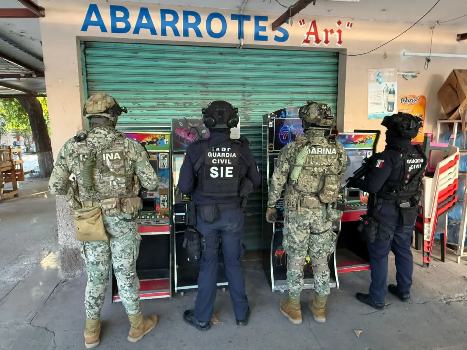  Aseguradas 183 máquinas tragamonedas en Lázaro Cárdenas: SSP