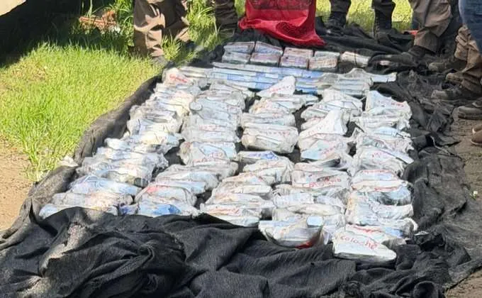 Aseguran armas y mas de 600 kilos de cocaína en tapachula, Chiapas