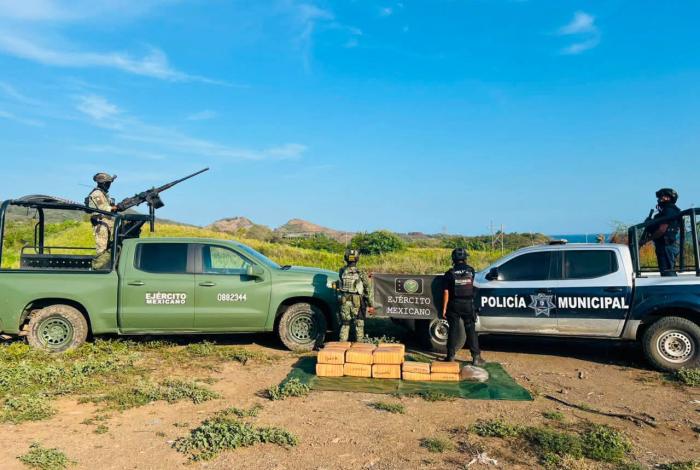 Aseguran cerca de 90 kg de mar1huan4 dn LC