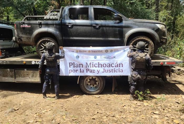 Aseguran cuatro vehículos con reporte de robo, en Salvador Escalante