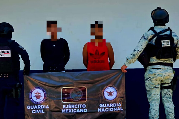 Aseguran en Apatzingán a un venezolano y un originario de la CdMx; pertenecen a un cártel