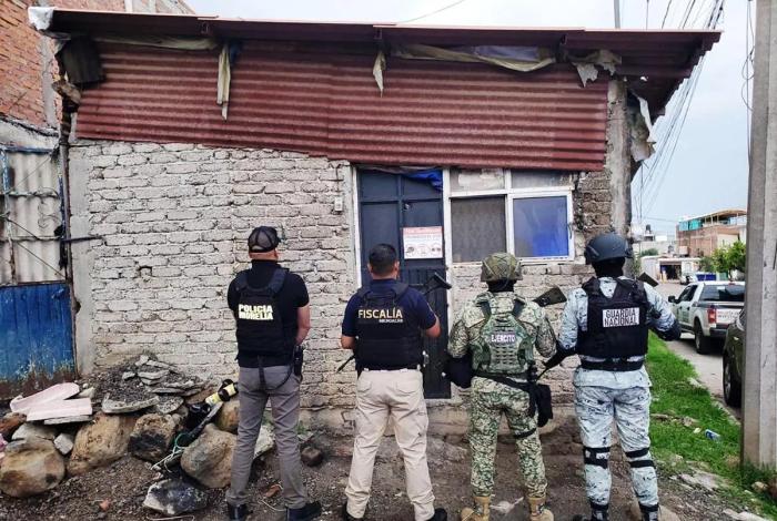 Aseguran en Morelia más de mil 500 dosis de metanfetamina; hay dos detenidos