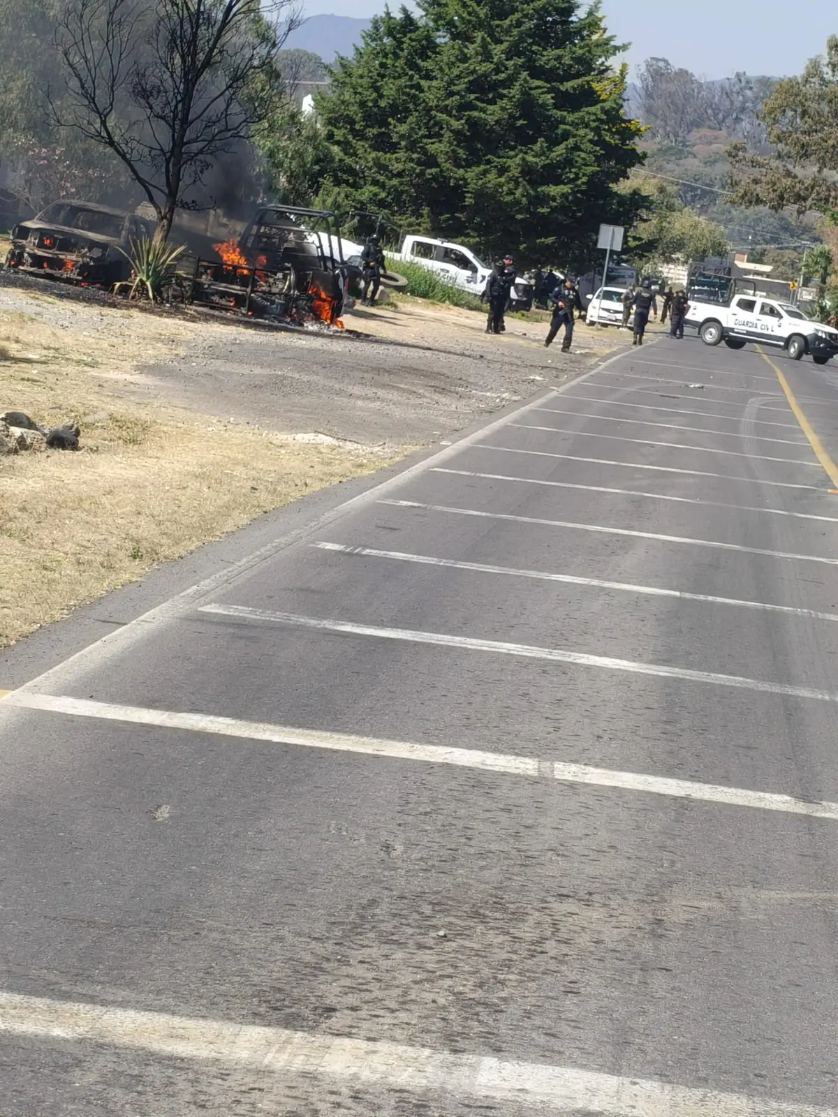 Atacan a balazos a policías de Contepec