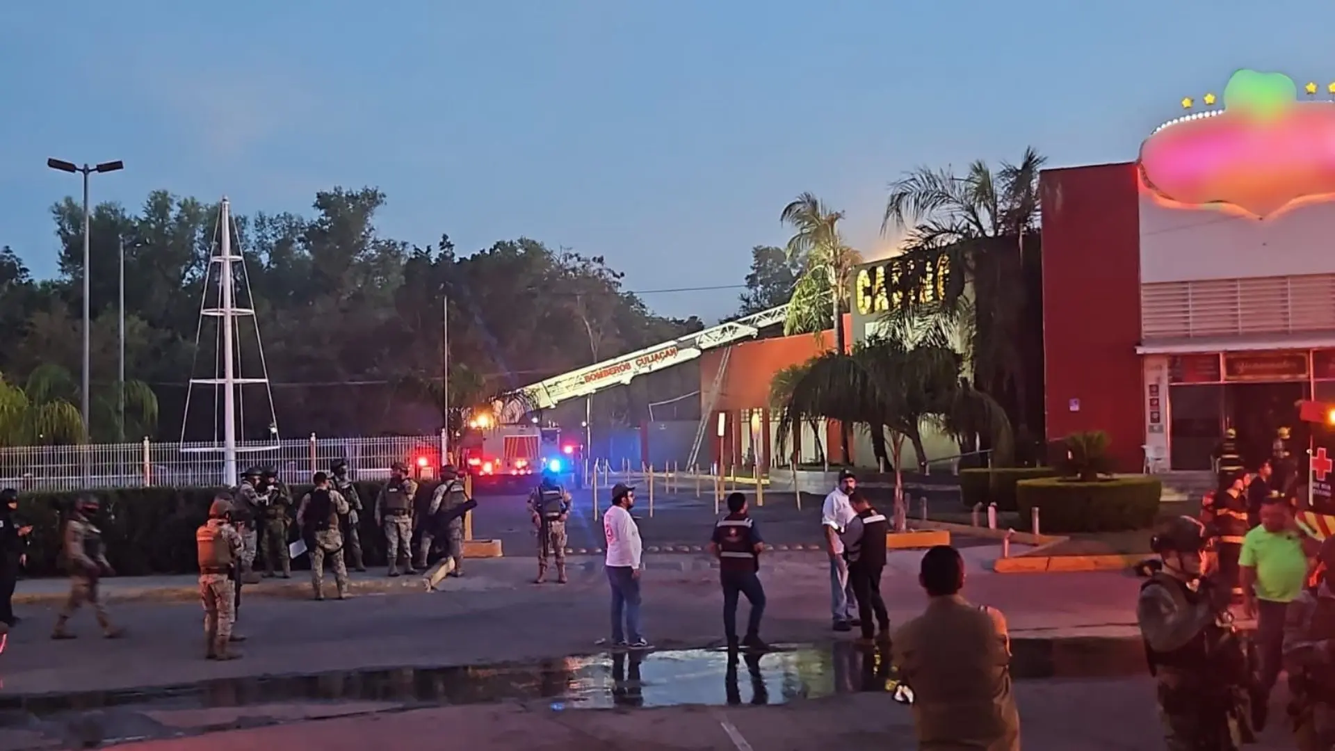 Ataque en casino de Culiacán deja a una mujer sin vida.