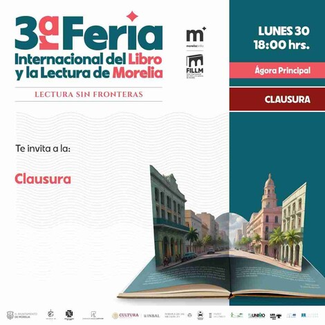  Aún quedan dos grandes días de Feria Internacional del Libro y la Lectura de Morelia