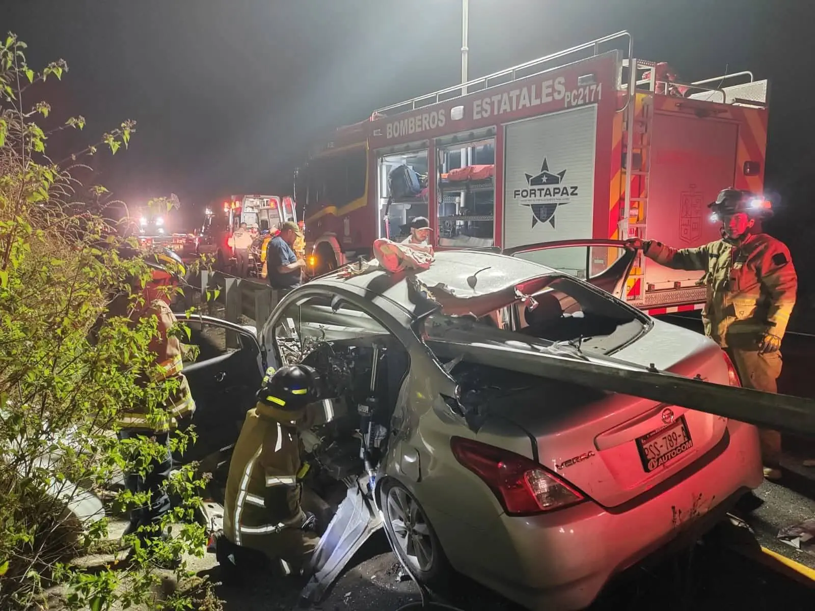 Automático salva la vida de milagro tras aparatoso accidente