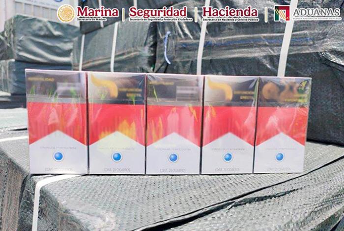 Autoridades aduanales aseguran 8 millones de cigarrillos en el puerto de Manzanillo