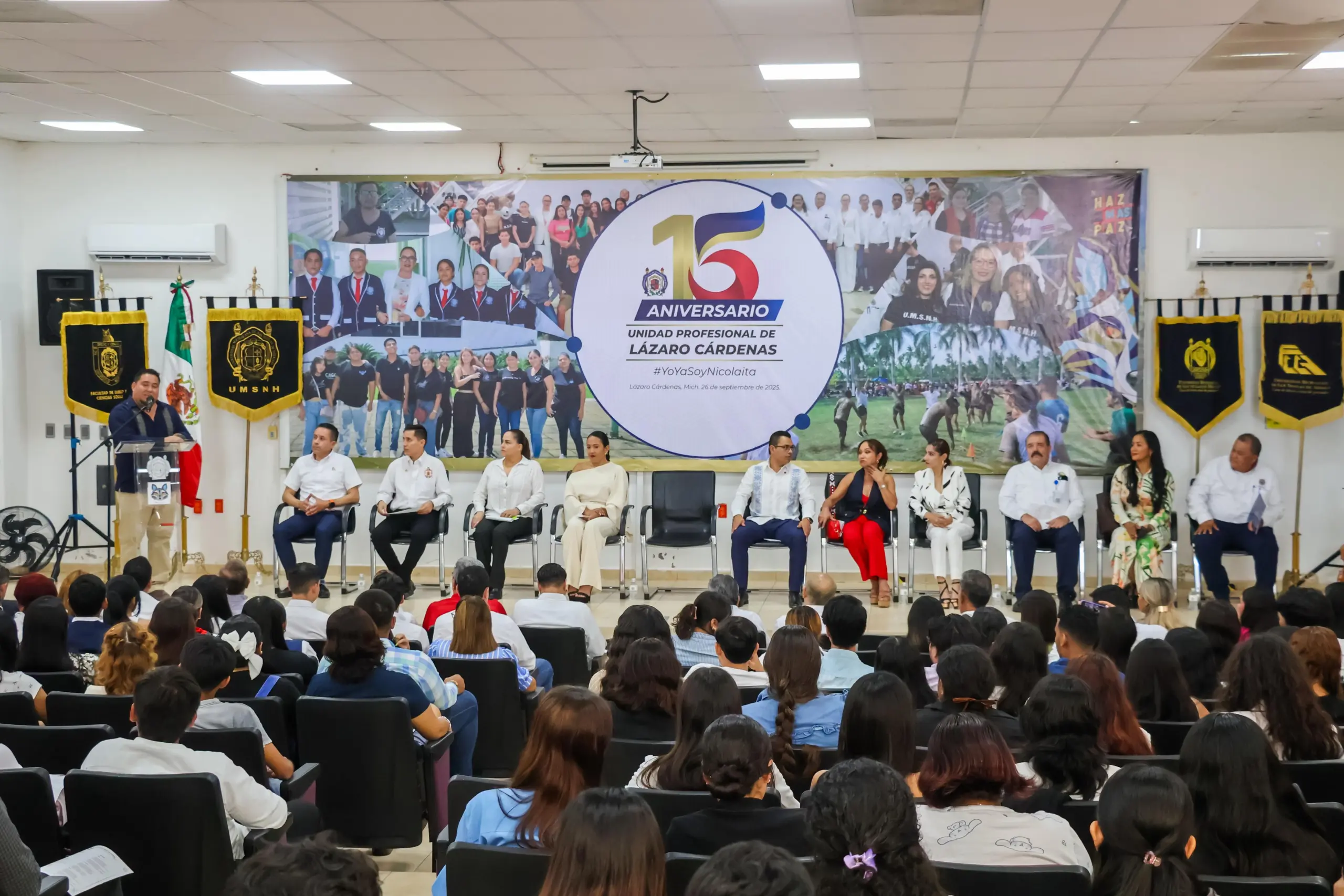 Autoridades Celebran 15° Aniversario de la Unidad Profesional de la UMSNH