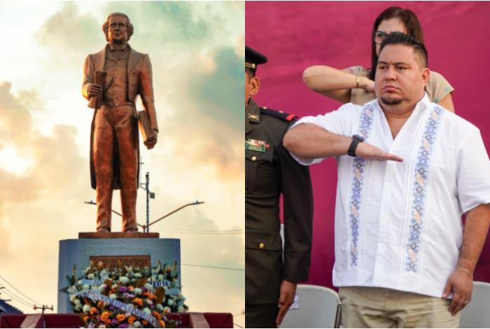 Autoridades de Lázaro Cárdenas conmemoran 212 Aniversario del Natalicio de Melchor Ocampo