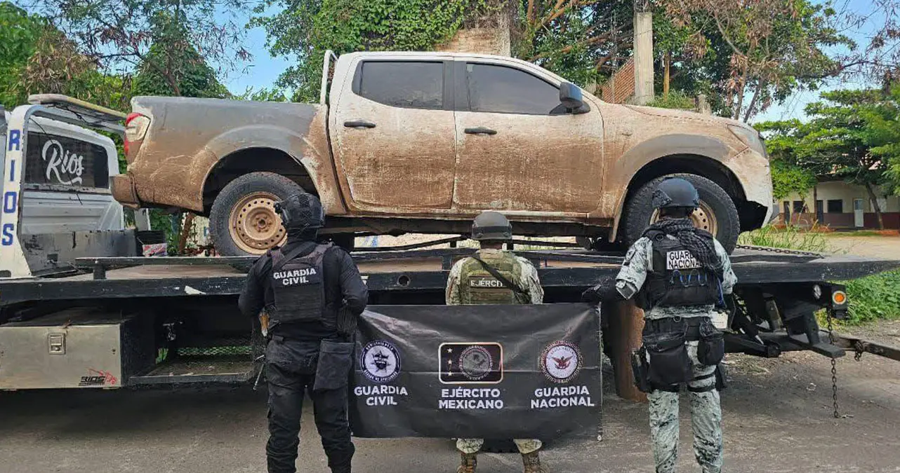 Autoridades realizan importantes aseguramientos en Apatzingán