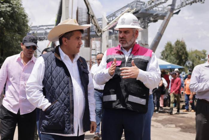 Avanza construcción del teleférico en Uruapan, supervisa Bedolla trabajos de infraestructura