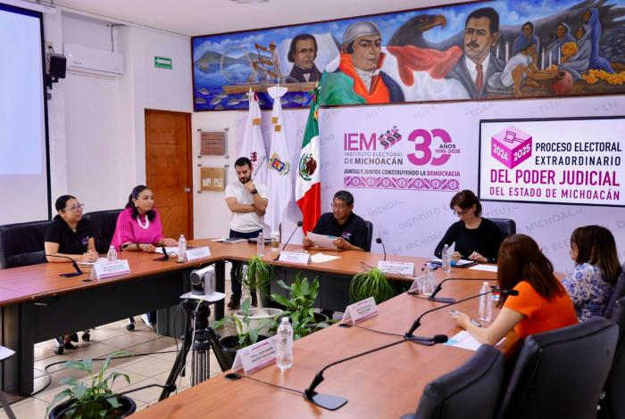 Avanza el cómputo de la elección judicial en Michoacán: 9 comités distritales concluyen con sus capturas