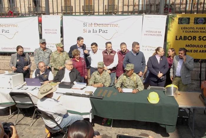 Avanza en Michoacán estrategia de desarme con resultados en Morelia y Zamora