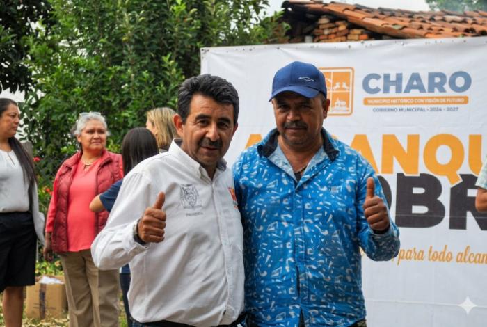 Ayuntamiento de Charo inicia construcción de 350 metros de drenaje sanitario en Jaripeo