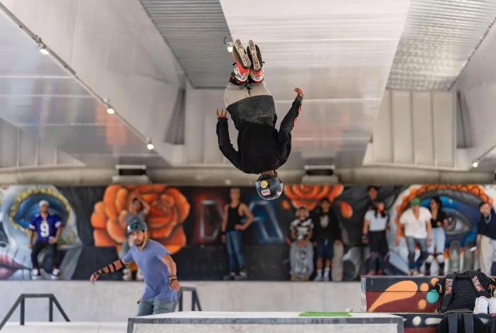 Bajopuente del Paso Catrinas da vida a la cultura urbana con su skatepark
