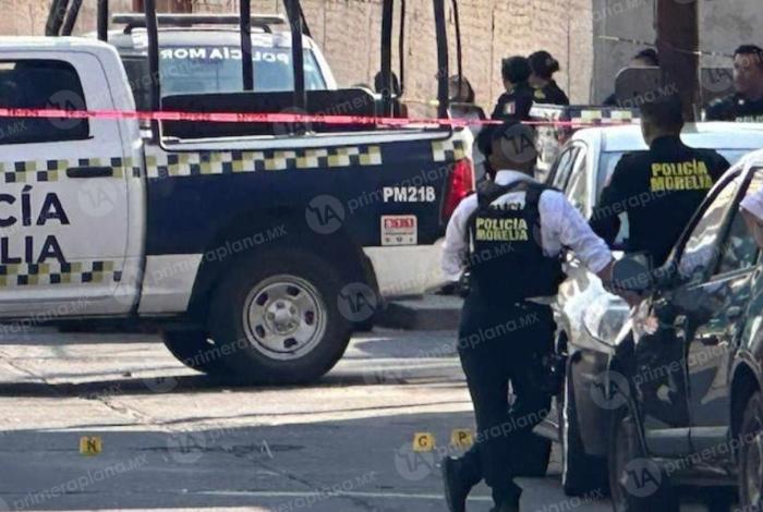 Bal3an de cinco t1ros a conductor de pipa en Morelia