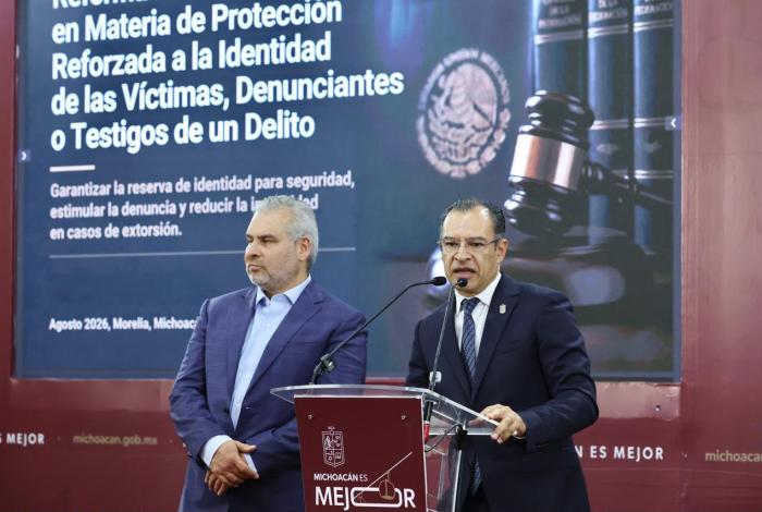 Bedolla: al Congreso iniciativa para proteger identidad de víctimas y denunciantes