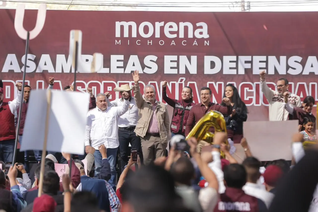 Bedolla llama a cerrar filas en apoyo a la presidenta Claudia Sheinbaum