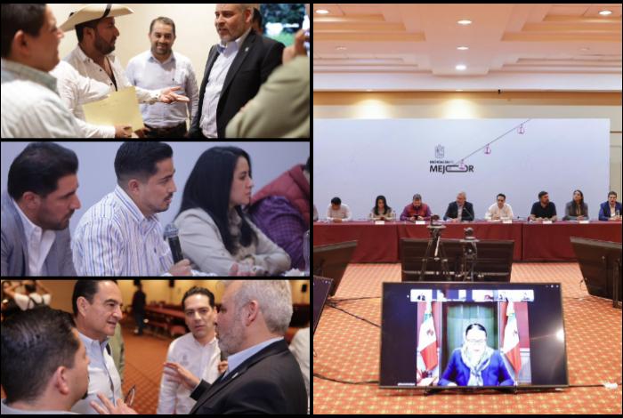 Bedolla y Rosa Icela encabezan primeras reuniones del Plan Michoacán con presidentes municipales